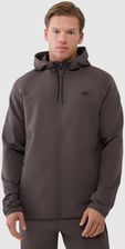 Zdjęcie Męska bluza treningowa 4F 4FWSS25TFSWM458 - brązowa - Frampol