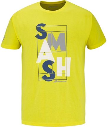 Koszulka męska Babolat  Exercise Message Tee Men Blazing Yellow L