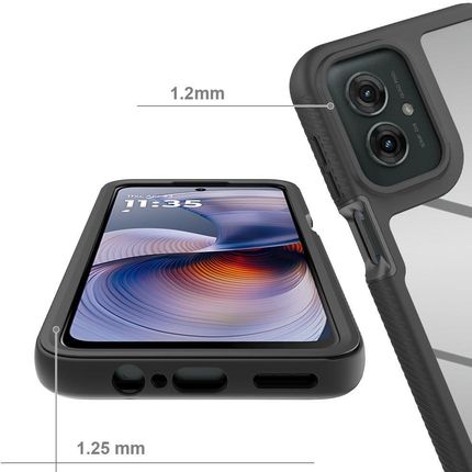 Tech-Protect Tech Protect Defense Motorola Moto G55 5G Black - zdjęcie 2