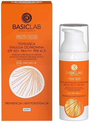 Basiclab Prewencja i Antyoksydacja Tonująca Emulsja Ochronna Spf 50 50ml