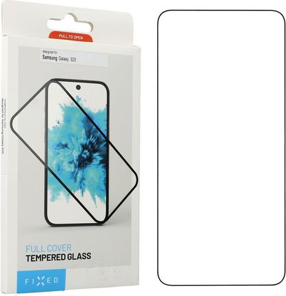 Fixed Szkło Hartowane Full Cover 2 5D Do Samsung Galaxy S25 - zdjęcie 3