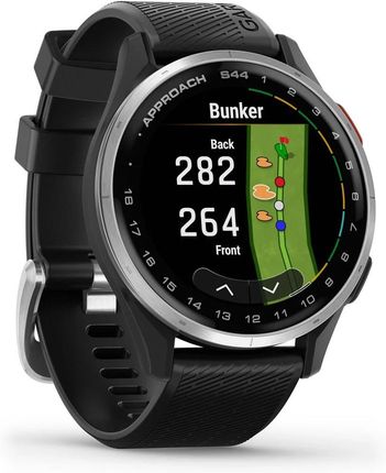 ガーミン(GARMIN) Approach S44 Black Garmin Approach S44 Srebrny z czarnym paskiem [010-03009-00