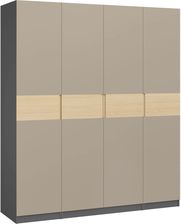 Zdjęcie Extom Meble Szafa Dox 4D Antracyt Cashmere Dąb Vicenza - Milicz