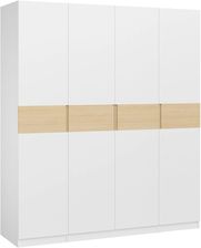 Zdjęcie Extom Meble Szafa Dox 4D Biały Platynowy Dąb Vicenza - Dzierżoniów