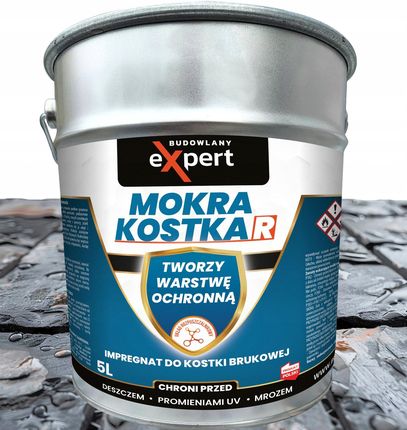 Mocny Impregnat Do Kostki Brukowej betonu Mokra Kostka R Mocna Ochrona 5L 1780088224