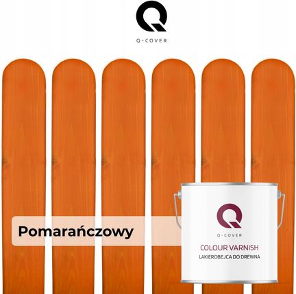 Lakierobejca Do Drewna 3W1 Extra Lazura Pomarańczowy Półmat 5L Ochronna 1780087249 - zdjęcie 6