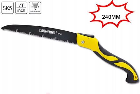 Piła Ręczna Składana do Drzewa Gałęzi ogrodu 24cm Ergonomiczny Uchwyt Piłka 1780149093 - zdjęcie 2