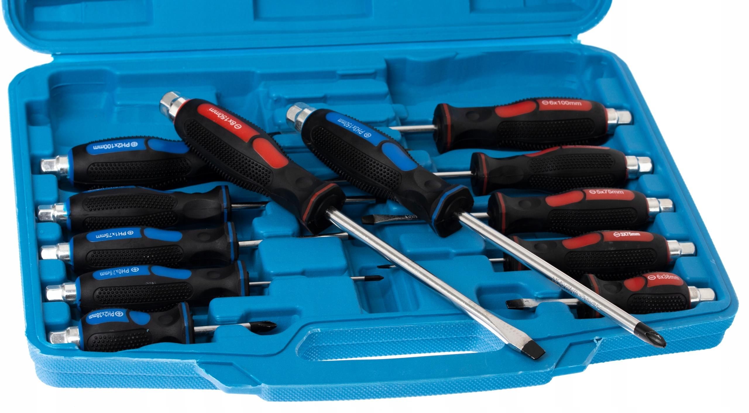 Śrubokręt Zestaw śrubokrętów do pobijania wkrętaki 12el PH2 1780299489 ...