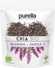 Zdjęcie PURELLA Chia Bio Błonnik + Omega-3, 200 g - Wisła