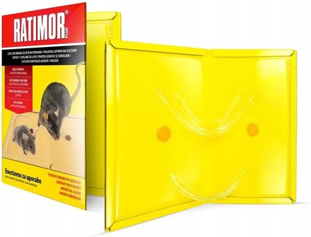 Ratimor 5X Pułapka Lepowa Lep Na Szczury I Myszy 26cm X 19cm Ultra Mocny - zdjęcie 3