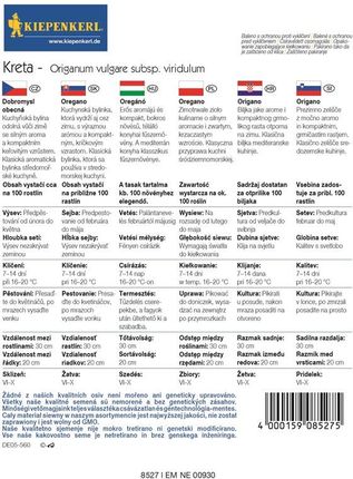 Kiepenkerl Oregano KretaNasiona - zdjęcie 2