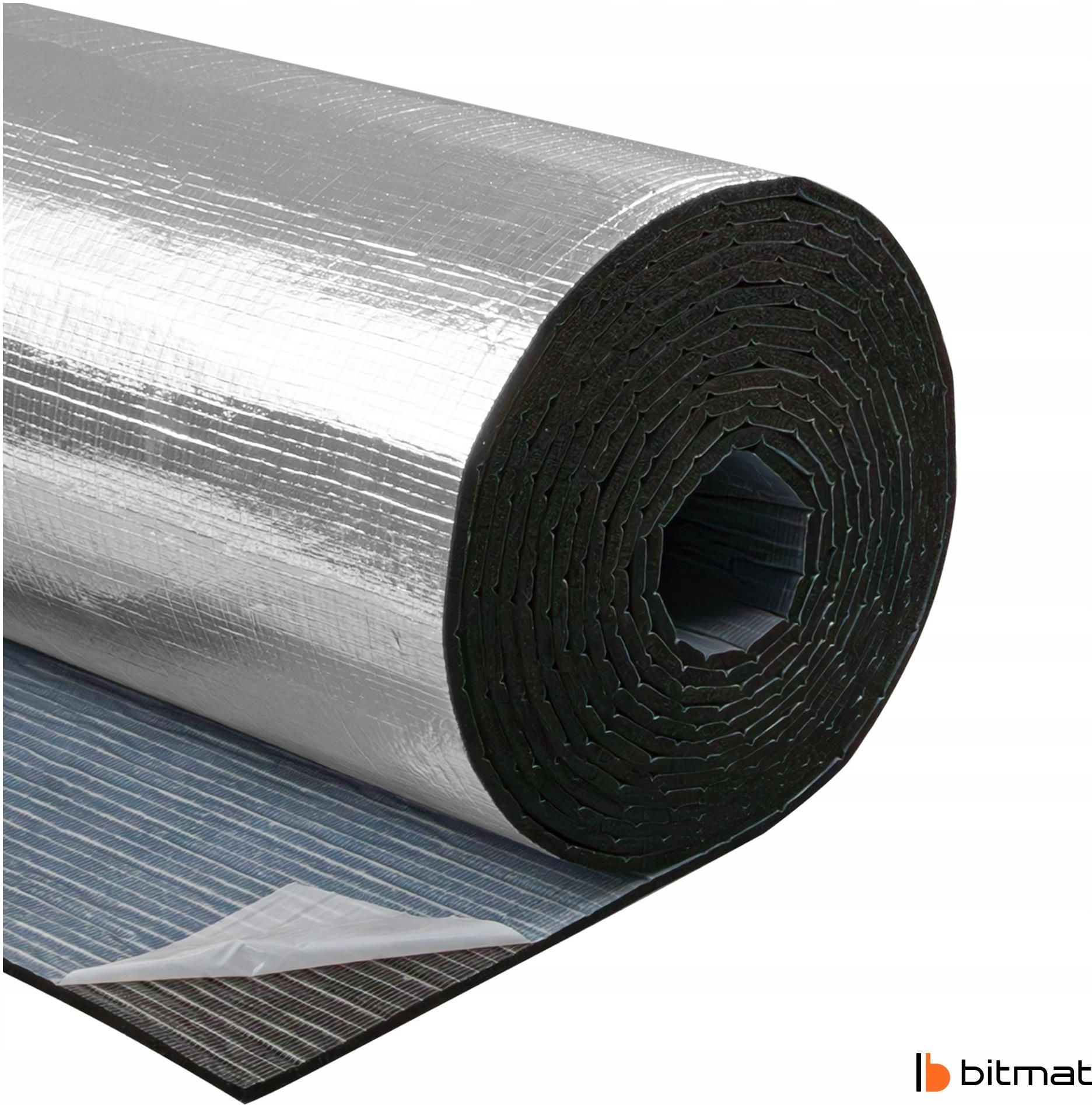 Bitmat ekran zagrzejnikowy 6mm z aluminium samoprzylepny mata pianka 0 ...