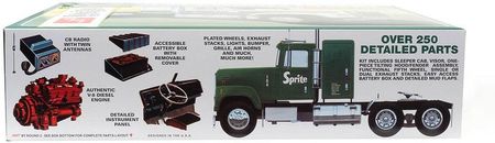 Amt Model Plastikowy Ciężarówka 1:25 International Transtar 4300 Eagle Sprite Amt1394 - zdjęcie 5