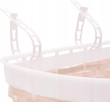 Koszyk Na Rower Sun Baby Cj03.020.02 Plastikowy Biało-Beżowy - zdjęcie 3