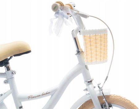 Koszyk Na Rower Sun Baby Cj03.020.02 Plastikowy Biało-Beżowy - zdjęcie 4