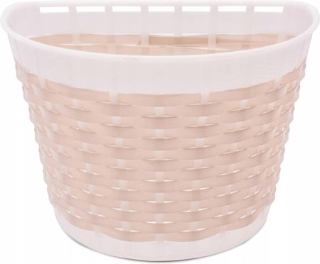Koszyk Na Rower Sun Baby Cj03.020.02 Plastikowy Biało-Beżowy - zdjęcie 5