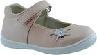 Buty dla dziewczynki balerinki z kwiatuszkiem American Club XD121/24 Różowe