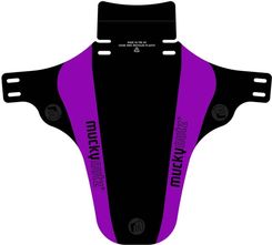 Błotnik Enduro Mucky Nutz Face Fender Czarny-Fioletowy Z Rzepem Elementy Odblaskowe: Nie