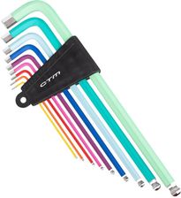 Zdjęcie Zestaw Kluczy Imbusowych Z Kulką Ctm Hex 9El Kolorowe - Ciechocinek