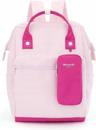 Himawari Różowy plecak na laptopa i tablet - zdjęcie 6
