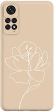 Pieceofcase Etui Matowe Z Nadrukiem Karmel Xiaomi Redmi Note 11 Pro 5G Róża Minimal 2 W
