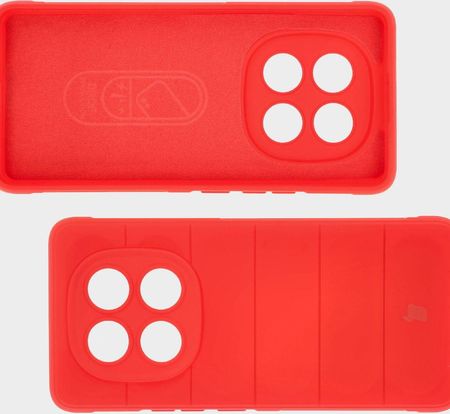 Bizon Pancerne Etui Case Tur Do Xiaomi Redmi Note 14 Pro 5G Poco X7 Czerwone - zdjęcie 6