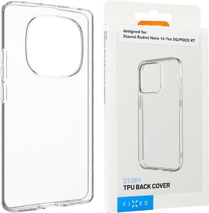 Fixed Etui Story Do Xiaomi Redmi Note 14 Pro 5G Poco X7 Przezroczyste - zdjęcie 4