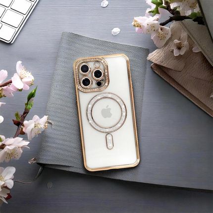 Toptel Etui Nakładka Magnetyczna Błyszcząca Brokat Case Do Samsung Galaxy S25 Plus - zdjęcie 3