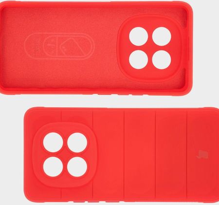 Bizon Pancerne Etui Case Tur Do Xiaomi Redmi Note 14 Pro Plus 5G Czerwone - zdjęcie 5