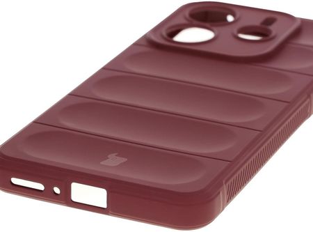 Bizon Pancerne Etui Case Tur Do Xiaomi Redmi Note 14 5G Ciemnofioletowe - zdjęcie 4