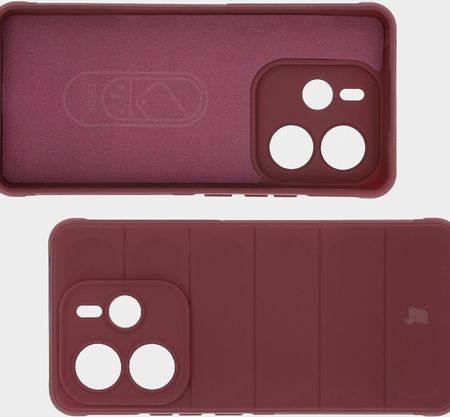 Bizon Pancerne Etui Case Tur Do Xiaomi Redmi Note 14 5G Ciemnofioletowe - zdjęcie 2
