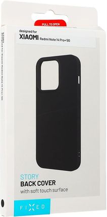 Fixed Etui Story Do Xiaomi Redmi Note 14 Pro Plus 5G Czarne - zdjęcie 4