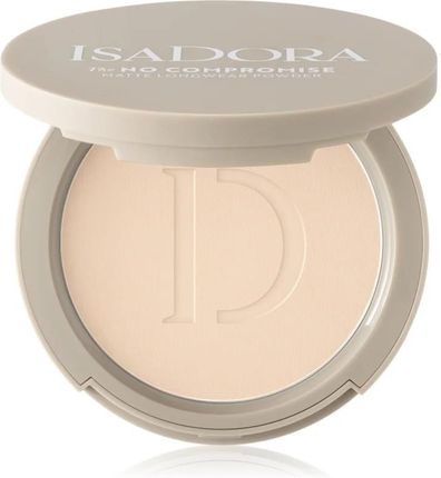 Isadora The No Compromise Matte Longwear Powder Puder W Kompakcie Matujące Odcień 60 Neutral Porcelain 8g