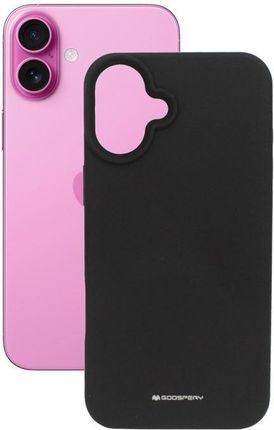 Mercury Etui Silicone Do Apple Iphone 16 Plus A3290 Pokrowiec Czarn I Szkło - zdjęcie 4