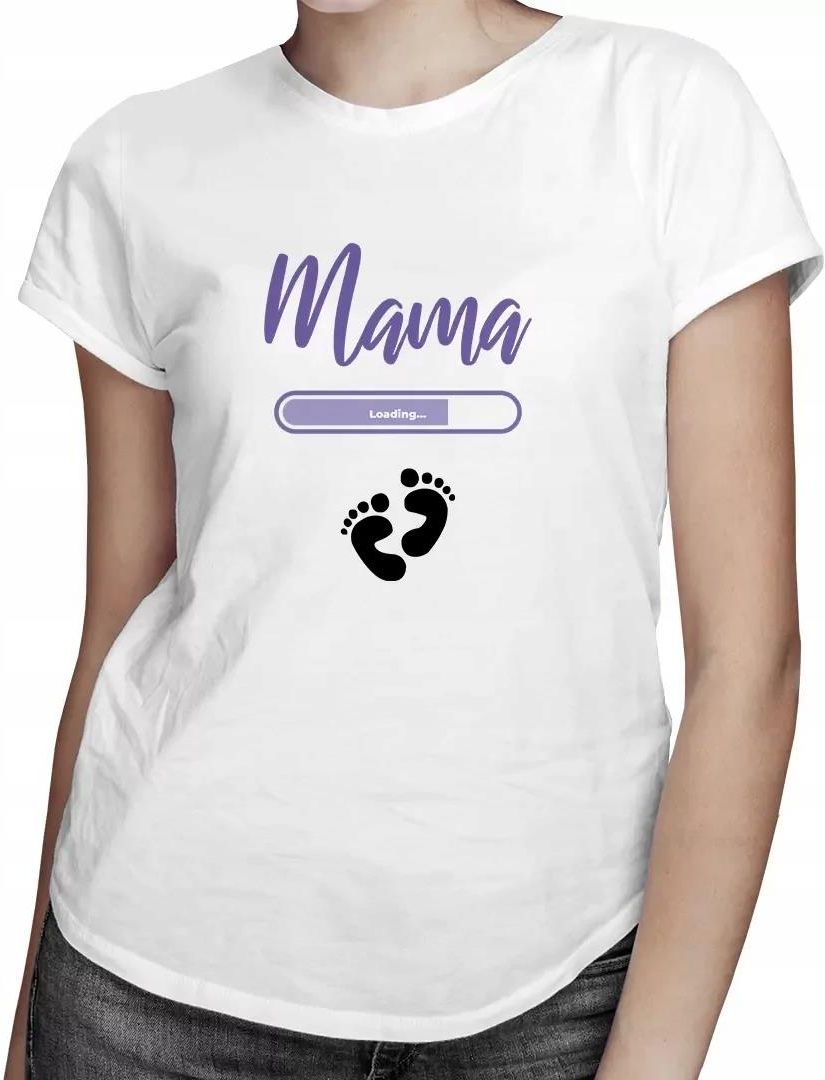 Mama 2026 Loading T-Shirt - Lustiges Schwangerschaftsverkündung Geschenk