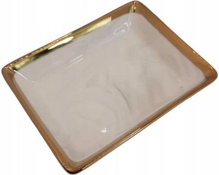 Belle Vous Organizer Na Biżuterię Tacka Ceramiczna Biała - zdjęcie 2