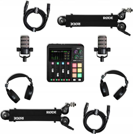 Zestaw RODE Duo Podcast Kit Kardioidalny
