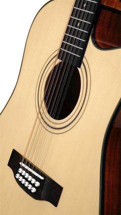 Gitara akustyczna 12-strunowa MUSICMATE MM-G100 StringSymphony Jasne drewno - zdjęcie 2