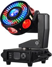 Zdjęcie LIGHT4ME UFO multiefekt świetlny LED 6w1 efekt beam RGBW 3x laser R/G/B biały stroboskop efekt ring RGB oświetlenie dyskotekowe DJ do klubu - Bukowno