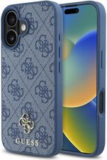 Guess Etui Hc Pu 4G Small And Classic Magsafe Do Apple Iphone 16 Niebieski