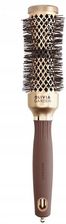 Zdjęcie Olivia Garden Expert Blowout Curl Wavy Bristles Gold&Brown Brush, Ceramiczna Szczotka Z Jonizacją Do Modelowania Włosów, 35Mm - Marki