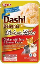 Inaba Cat Dashi Delights Delicate Flakes Kurczak, tuńczyk i łosoś 40g