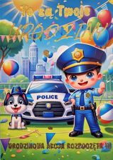 Zdjęcie Yeku Karnet Urodzinki Policjant 3K - Nowe