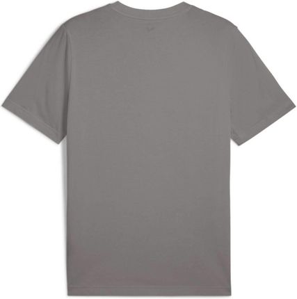 Koszulka męska Puma ESS SMALL NO.1 LOGO szara 68253579 - zdjęcie 2