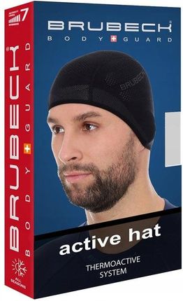 BRUBECK CZAPKA NA ROWER POD KASK TERMOAKTYWNA ODDYCHAJĄCA TRENINGOWA - zdjęcie 2