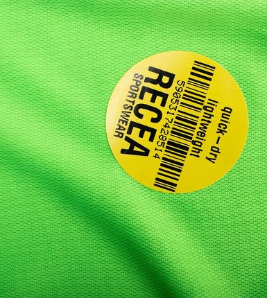 Koszulka Sportowa męska termoaktywna seledynowa eco Szybkoschnąca i Lekka M - zdjęcie 3