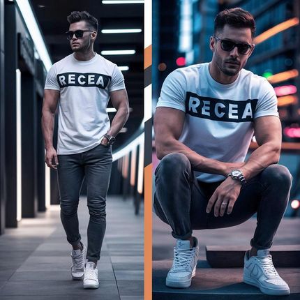 T-shirt Sportowy Szybkoschnący Męski Koszulka Termoaktywna Czarna L - zdjęcie 3