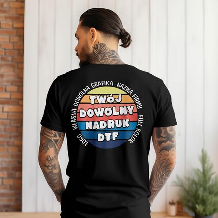 T-shirt Koszulka Z Własnym Nadrukiem Napis Logo Zdjęcie Dowolna Grafika 3XL - zdjęcie 2