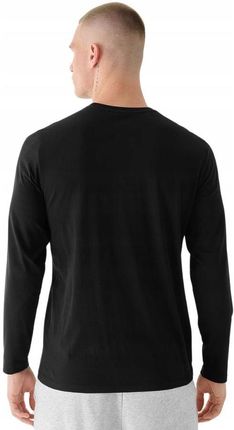 Bluza Męska 4F Longsleeve Bluzka Z Długim Rękawem Sportowa Na Co Dzień - zdjęcie 2