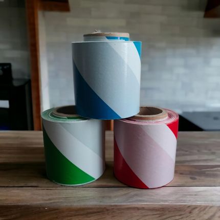 Paper-Tech Taśma Ostrzegawcza Biało Czerwona Foliowa 200M Ogrodzeniowa Oznaczeniowa - zdjęcie 2